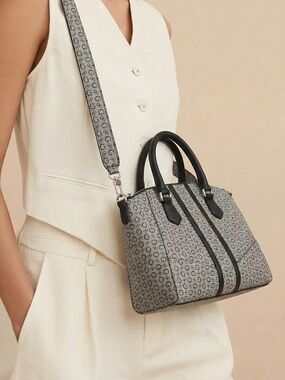 Gorgeous Guess Classic Gray Handbag